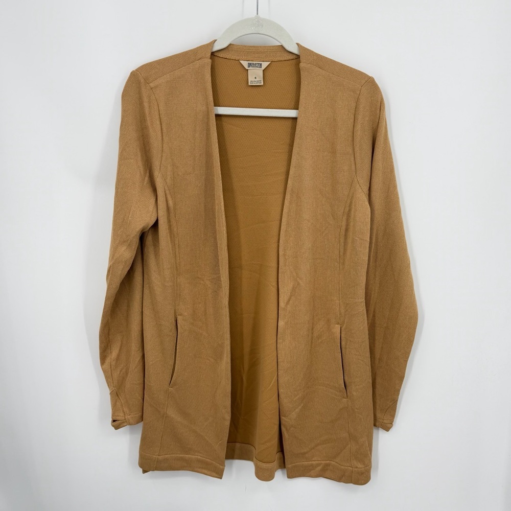 Duluth Trading Co. True Masterfleece Cardigan‎ Top Camel Tan Women S